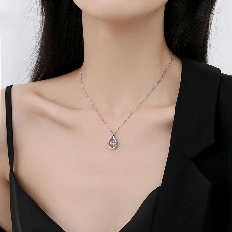 To My Princess Teardrop Pendant Necklace from Dad to Daughter
